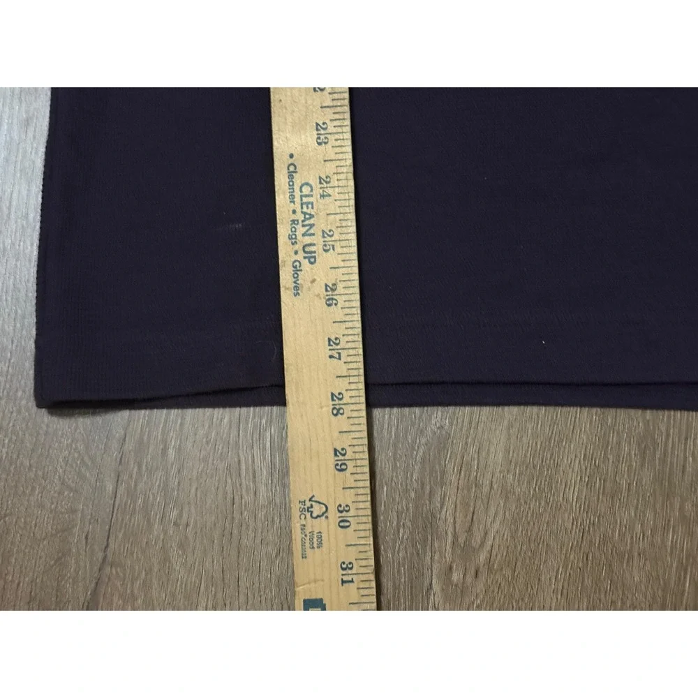 Banana Republic Men's XL Purple Heathered 1/4‎ Zip Pullover Long Sleeve